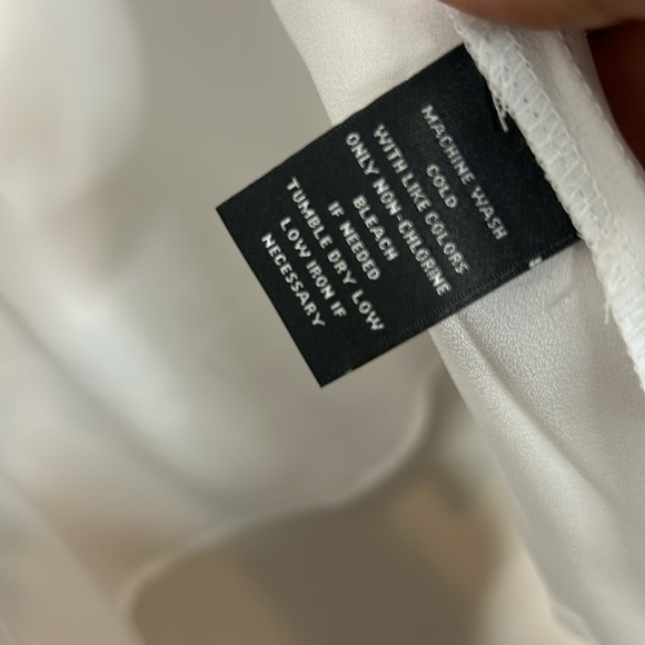NWT 2X Long Sleeve Blouse - Color White. see Through Sheer - Picture 6 of 6
